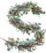 4th of July Independence Day Garland – 70-Inch Artificial Eucalyptus Garland with Lamb’s Leaves and Berries for Front Door, Arch, Backdrop, Table, Memorial Day, Flag Day, and Farmhouse Decor